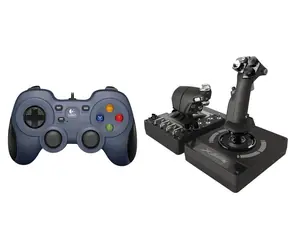 Logitech F310 + G X56 HOTAS / Gaming-Set / USB-Gamepad + HOTAS-Joystick / PC