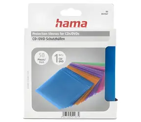 HAMA / CD- und DVD-Hüllen / mehrfarbig / 50 Stück