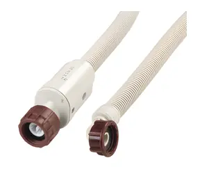 Xavax Aquastop-Schlauch 1,5 m / Zulaufschlauch für Waschmaschinen und Geschirrspüler / integriertes Sieb / Leckanzeige