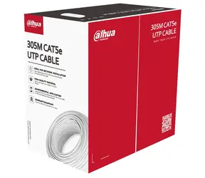 Dahua UTP Cat5e weiß / Netzwerkkabel / Draht / 4 Adernpaare / PVC / 305 m