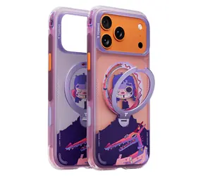Torras Ostand Q3 Air Gawx Limited Neon Night Muse / Schutzhülle / Apple iPhone 17 Pro Max / 360°-Ständer / magnetisch