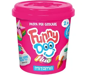 Mitama Funny Doo orange, pink, grün / Modelliermasse / Neonfarben / 3 x 120 g