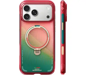Torras Ostand Q3 Air WORLD Cup Limited Edition rot & grün / Schutzhülle / Apple iPhone 17 Pro Max / MagSafe