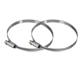 Xavax Schlauchschelle 90-110 mm / Waschmaschinenzubehör / 2 Stück / Edelstahl