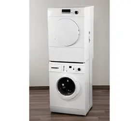 Xavax Zwischenrahmen für Waschmaschine und Trockner / 55-68 cm / offene Vorderseite / mit Befestigungsband / universell