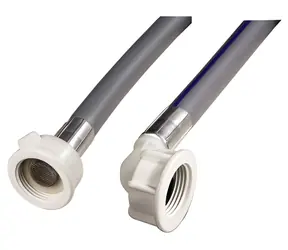 Xavax / Kaltwasserzulaufschlauch für Waschmaschinen und Geschirrspüler / 3,5 m / 3/4" gerader Winkel