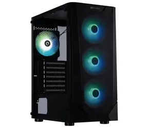 Bitfenix C60 schwarz / Gehäuse / ATX / 4X 120mm ARGB / 2x USB 2.0 + 1x USB 3.0 / ohne Netzteil / gehärtetes Glas