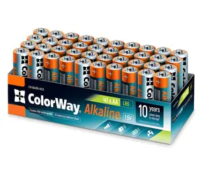 Colorway Alkaline-Batterien AA 40 Stück / 1,5 V