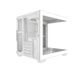 darkFlash C275P weiß / mATX / lüfterlos / 1x USB 3.0 & 2x USB-A / transparentes Seitenteil / ohne Netzteil