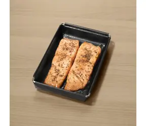 Xavax Heißluftfritteusenform schwarz / Frittierform / 12,5 × 20 × 3 cm / Antihaftbeschichtung / bis 260 °C