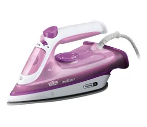 Braun FreeStyle 3 FI 3124 PU lila / Dampfbügeleisen / 2400 W / SuperCeramic / 270 ml / 120 g/min