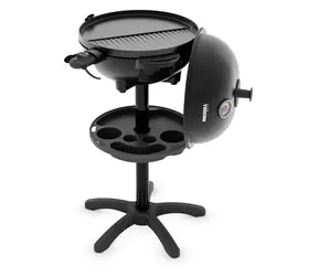 Tristar BQ-2885 / Elektrogrill / Durchmesser 41 cm / 2000-2400 W / mit Ständer