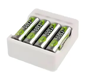Ansmann Basic IV / Akkuladegerät / + 4× AA 1300 mAh