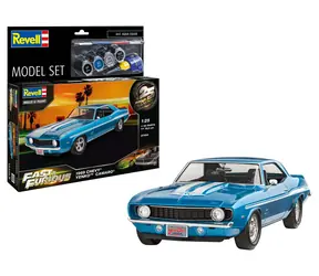 Revell Modellbausatz Fast & Furious 1969 Chevy Camaro Yenko / Plastikmodell / 1:25 / 92 Teile / ab 13 Jahren