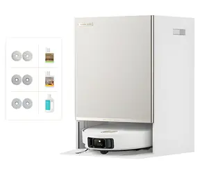 Dreame Matrix10 Ultra White / Saugroboter / 6400 mAh / 30000 Pa / Kompatibel mit Amazon Alexa, Google Assistant und Siri
