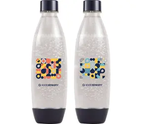 SodaStream Fuse Bubble Mosaic blau 2x 1 l / Flasche für SodaStream