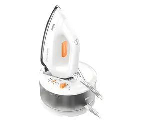 Braun CareStyle Compact IS 2132 WH orange / Dampfgenerator / 2400 W / 1,5 l / 120 g/min / iCare