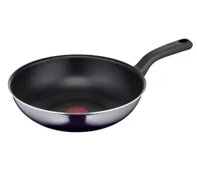 TEFAL Resist D52619 schwarz / Wokpfanne / 28 cm / Aluminium