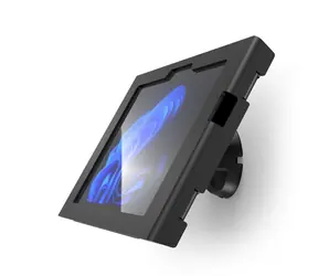 Compulocks Surface Go Apex Gehäuse Bogen schwarz / Wandhalterung mit Abdeckung / Microsoft Surface Go Gen 1-4 / neigbar