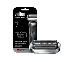 Braun Series 7 74S silber / Ersatzscherkopf / für Series 7 Rasierer der Generationen 70-72