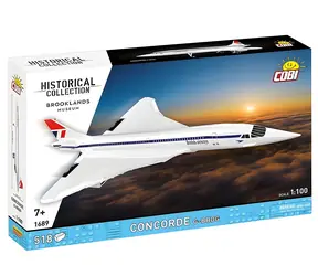 Cobi 1689 Concorde G-BBDG / Bausatz / 1:100 / 518 Steine / ab 7 Jahren