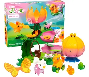 Brio Flora Starterset Blumenhaus / Spielset / ab 36 Monaten / Magnetfiguren