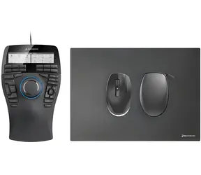 3Dconnexion SpaceMouse Enterprise Kit 2 / Set: SpaceMouse Enterprise + CadMouse Pro Wireless + CadMouse Pad / 6DoF