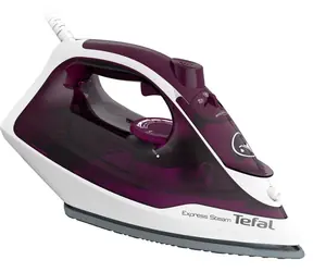 TEFAL FV2835E0 lila-weiß / Dampfbügeleisen / 2400 W / 30 g/min / 270 ml / Cerilium