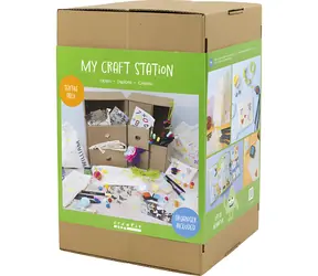 Creativ Company Maxi Box Textildekoration / Kreativset / Textilmarker und Schablonen / ab 5 Jahren