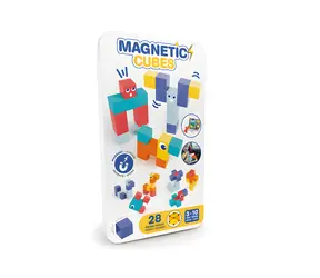Ludi Magnetbausteinset / Bauset / 28 Teile / Spielfläche aus Metall / ab 3 Jahren