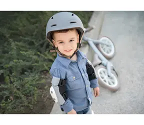 KikkaBoo Helm schwarz / Kinderhelm / 46-56 cm / Alter 2-12 Jahre