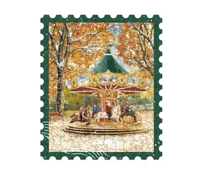 Robotime Holzpuzzle Herbstkarussell / 200 Teile / ab 14 Jahren / Schwierigkeitsgrad: leicht