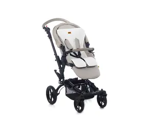 Jané Flappy Pale / Kinderwagenmatte / doppelseitig / Baumwolle und Frottee / 49×73 cm