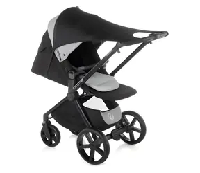 Jané Universal Sonnenschutz schwarz / Sonnenschutz für Kinderwagen / UPF 50+