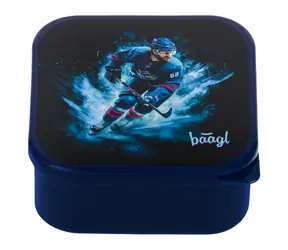 BAAGL 4-in-1 Hockey-Lunchbox / Snackbox / 4 Fächer / BPA-frei
