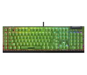 Razer BlackWidow V4 X Green Switch, schwarz / Gaming-Tastatur / mechanisch / Minecraft Edition / Razer Chroma RGB / USB