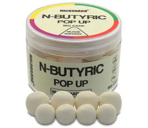 Haldorado Pop- UP N-Butyric Big Carp Buttersäure / Schwimmender Boilie / 50 g / 13+17 mm