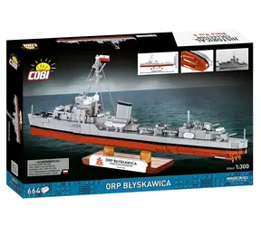 Cobi 4865 ORP Błyskawica / Bausatz / 1:300 / 664 Teile / ab 9 Jahren