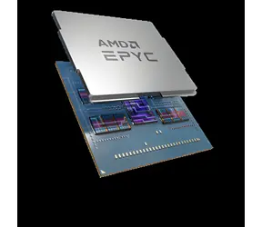 AMD EPYC 8534P 2,3 GHz / Prozessor / Turbo 3,1 GHz / 64 Kerne, 128 Threads / L3-Speicher 128 MB / SP6 / 200 W