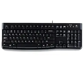 Logitech K120 schwarz / Tastatur / USB / CH