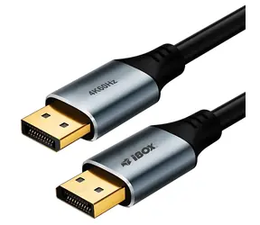 ibox ITVFHDDP012 schwarz / HDMI-zu-DisplayPort-Kabel / 4K 30Hz / 2 m