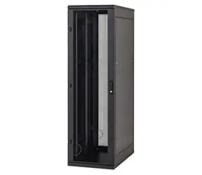 Triton RMA-27-A66-BAX-N1 schwarz / Rack-Schrank 19" / 27 HE / 600 × 600 mm / Glastür