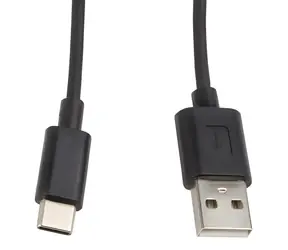 Lanberg USB 2.0 Typ-C (M) - USB-A (M) 1 m schwarz / USB-Datenkabel / 480 Mbit/s