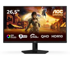 26,5" AOC Gaming Q27G41ZDF Schwarz / QD-OLED / 2560 x 1440 / 16:9 / 0,03 ms / 240 Hz / HDMI + DP