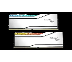 G.Skill Trident Z5 Royal RGB Silber 32 GB (2x16 GB) 6000 MHz / RAM / DDR5 / CL28 / DIMM / XMP 3.0 / 1,4 V