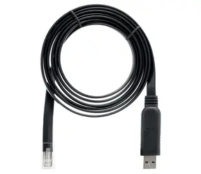 QNAP CAB-CONSOLE-URJ45-1M8 / Konsolenkabel / USB-A auf RJ-45 / 1,8 m