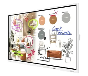 75" Samsung WM75FX Flip Pro weiß / Interaktives Display / 4K UHD / VA / Touchscreen / WLAN / 12/7
