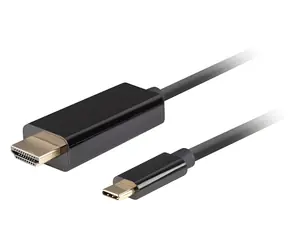 Lanberg USB-C (M) - HDMI (M) 3M schwarz / Kabel / HDMI 2.0 / 4K / 60 Hz