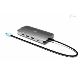 i-TEC USB-C Metal Nano 3x Display-Dockingstation / HDMI / DisplayPort / VGA / PD 100W / LAN