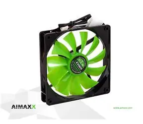 AIMAXX eNVicooler 14 LED GreenWing grüner Lüfter / 140 mm / 1000 U/min / 59 CFM / 3-Pin